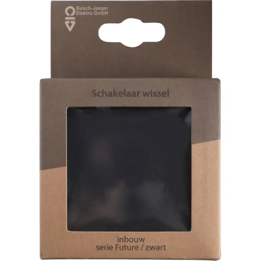 Schakelaars > Busch-Jaeger Future Linear wisselschakelaar zwart