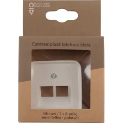 Inbouw Schakelmateriaal|Opbouw Schakelmateriaal > Busch-Jaeger Reflex SI Centraalplaat UTP Wit