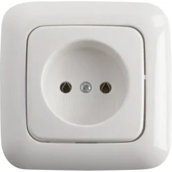 Inbouw Schakelmateriaal|Stopcontacten & Overige Contactdozen > Busch-Jaeger Reflex SI Enkel Stopcontact Wit