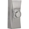 Intercoms & Deurbellen|Elektronische Beveiliging > Byron 7960 beldrukker mat nikkel bedraad