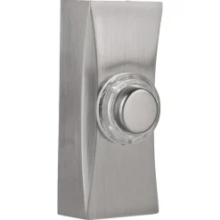 Intercoms & Deurbellen|Elektronische Beveiliging > Byron 7960 beldrukker mat nikkel bedraad
