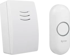Intercoms & Deurbellen|Elektronische Beveiliging > Byron DBY-21131 Draadloze deurbelset batterij 100m