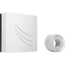 Intercoms & Deurbellen|Elektronische Beveiliging > Byron Deurbel Bedraad Opbouw Wit