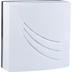 Intercoms & Deurbellen|Elektronische Beveiliging > Byron 761 deurbelset bedraad wit