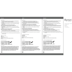 Intercoms & Deurbellen|Elektronische Beveiliging > Byron Transformator 7770 8 Volt 1Amp