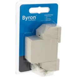 Intercoms & Deurbellen|Elektronische Beveiliging > Byron Transformator 7770 8 Volt 1Amp