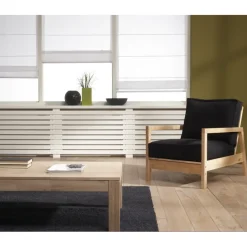CanDo radiatorpaneel Burton Wit MDF 100x60 cm