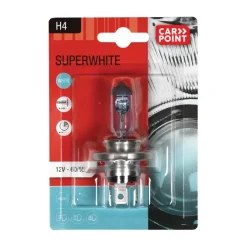 Autolampen > Carpoint autolamp H4 Superwhite 12V 60/55W