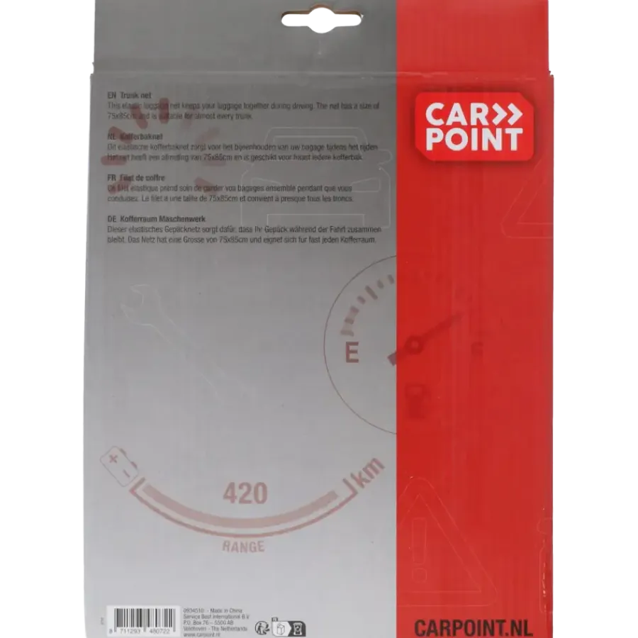 Aanhanger Accessoires > Carpoint kofferbaknet 75x85cm