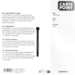 Autolampen|Bootuitrusting > Carpoint Lengtedriehoeken 2 Stuks