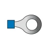 Autogereedschappen > Carpoint Ring Kabelschoen 560 M6 blauw blister 10 Stuks