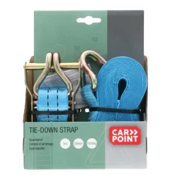 Aanhanger Accessoires > Carpoint Spanband met Ratel en Haken 5 Meter