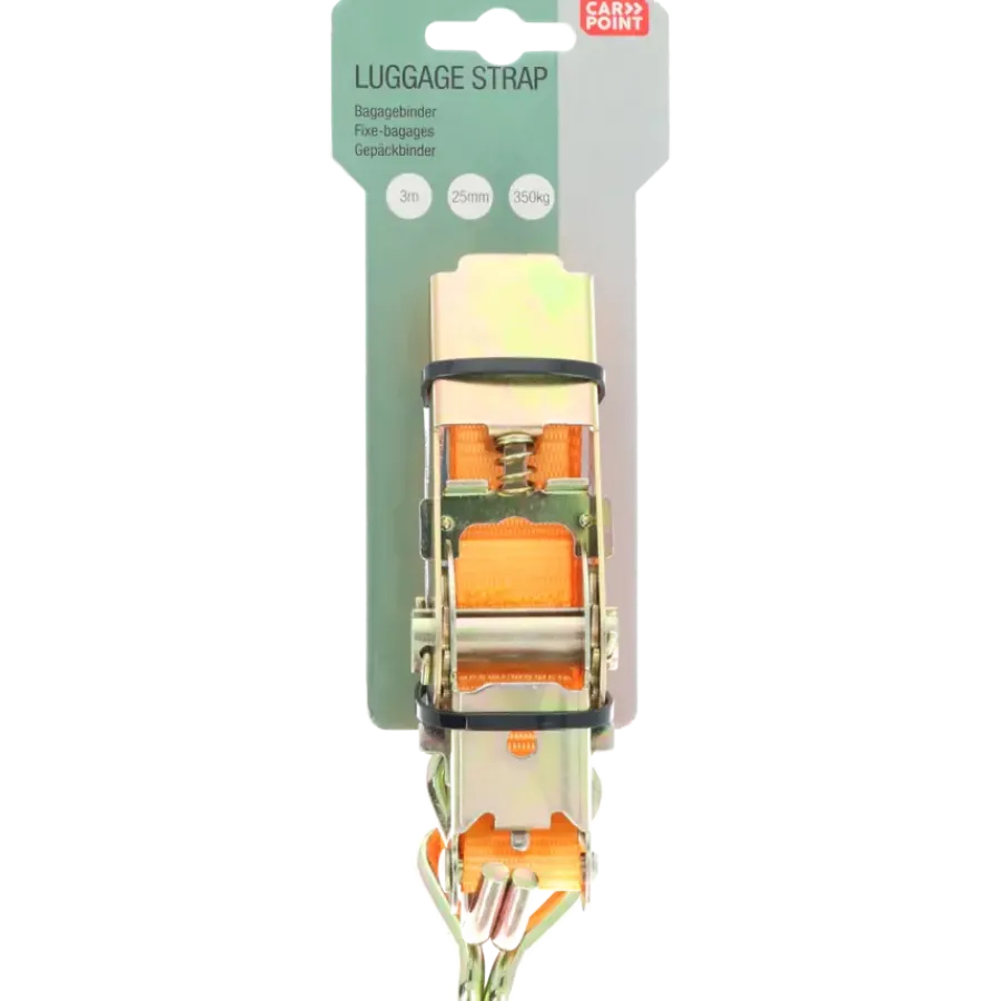 Aanhanger Accessoires > Carpoint Spanband met Ratel en Haken 3 Meter