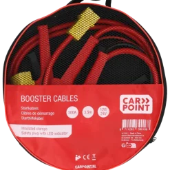Accu > Carpoint startkabel 500A met gele veiligheidsplug met polariteitsaanduiding