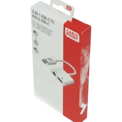 Computeraccessoires > Carpoint USB-C adapter 2 in 1