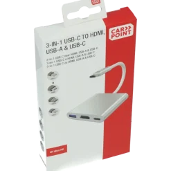 Computeraccessoires > Carpoint USB-C adapter 3 in 1