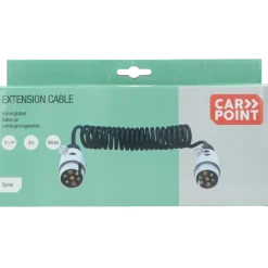 Verlengsnoeren > Carpoint Verlengkabel voor aanhanger 7P 12V Min 65cm, Max 270cm ø1,2cm