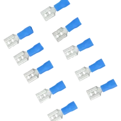 Autogereedschappen > Carpoint Vlakstekerhuls 542 6.3x0.8mm blauw blister 10 Stuks
