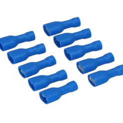 Autogereedschappen > Carpoint Vlakstekerhuls 1542 6.3x0.8mm blauw blister 10 Stuks