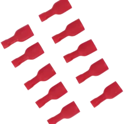 Autogereedschappen > Carpoint Vlakstekerhuls 1541 6.3x0.8mm rood blister 10 Stuks