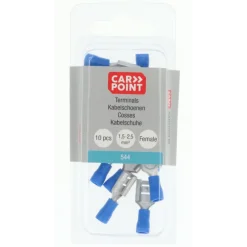 Autogereedschappen > Carpoint vlakstekkerhuls 544 8.0x0.8 blauw 10 stuks
