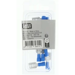 Autogereedschappen > Carpoint vlakstekkerhuls 544 8.0x0.8 blauw 10 stuks