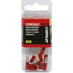 Autogereedschappen > Carpoint vlakstekkerhuls 559 2.8x0.5 rood 10 stuks