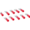 Autogereedschappen > Carpoint vlakstekkerh 741 4.8x0.5 rood 10 stuks