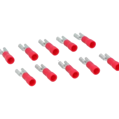 Autogereedschappen > Carpoint vlakstekkerh 741 4.8x0.5 rood 10 stuks