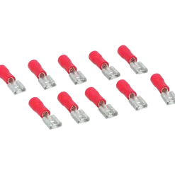 Autogereedschappen > Carpoint vlakstekkerh 741 4.8x0.5 rood 10 stuks