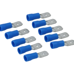 Autogereedschappen > Carpoint Vlakstekker 740 6.3x0.8mm blauw blister 10 Stuks