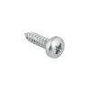 Carroserie schroef cilinderkop verzinkt 6,3x25 mm 10 stuks