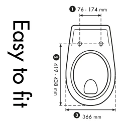 Cedo Wellness & Stone wc bril softclose duroplast