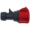 Stekkers > Geen Cee Contrastekker 5-polig RA 32 A 400 V Rood