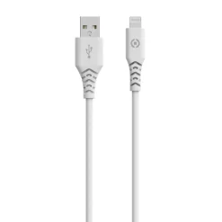 Computeraccessoires > Celly Planet USB-A lightning kabel wit 1,5 meter