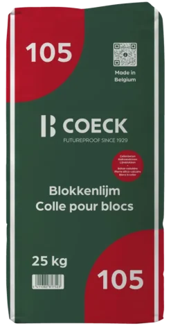 Cellenbetonblokken Accessoires|Cellenbetonblokken > COECK blokkenlijm 25kg