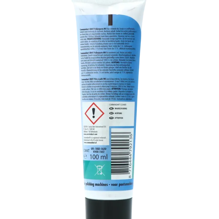 Auto Reinigings- & Poetsmiddelen > Commandant reiniger CM4T 100ml