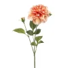 Dahlia spray oranje 70cm