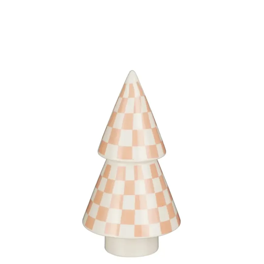 Decoratie boom wit - h25,5xd14cm