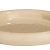 Decoratie bord beige - h4,5xd32cm