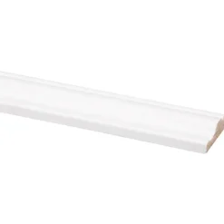 Houtenprofielen|Overgangsprofielen > Geen Decorlijst grenen wit gelakt 9x29mm 270cm