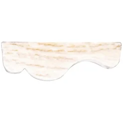 Houtenprofielen|Overgangsprofielen > Geen Decorlijst grenen wit gelakt 9x29mm 270cm