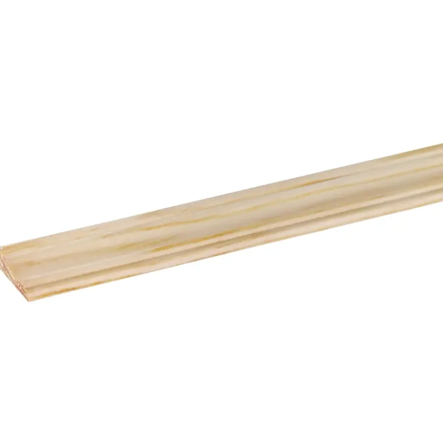 Houtenprofielen|Overgangsprofielen > Geen Decorlijst grenen 6x22 mm lengte 270 cm