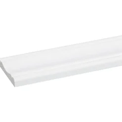 Houtenprofielen|Overgangsprofielen > Geen Decorlijst grenen 8x45 mm wit gegrond lengte 270 cm