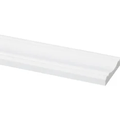 Houtenprofielen|Overgangsprofielen > Geen Decorlijst grenen 8x45 mm wit gegrond lengte 270 cm
