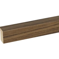 Houtenprofielen|Overgangsprofielen > Cando Green Decowall Acoustic eindprofiel walnoot 260cm