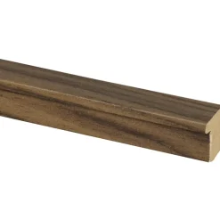 Houtenprofielen|Overgangsprofielen > Cando Green Decowall Acoustic eindprofiel walnoot 260cm