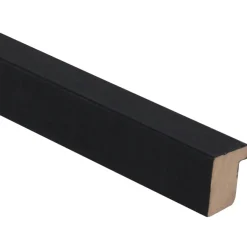 Houtenprofielen > Cando Green Decowall Acoustic eindprofiel zwart 260cm