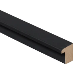 Houtenprofielen > Cando Green Decowall Acoustic eindprofiel zwart 260cm