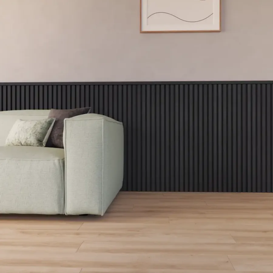 Houtenprofielen > Cando Green Decowall Acoustic eindprofiel lava eiken 260cm